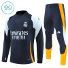 Real Madrid Sweat d'Entraînement Quarter-Zip 2024-25 Marine Pour Enfant